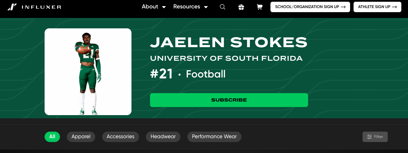 Jaelen Stokes NIL header